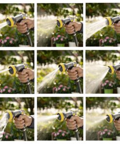 GLAHODEN Retractable Garden Hose Reel, 5/8in x 65ft+6ft Slow Return System Water Hose Reel, Patented Design for Any Length Lock Increase Flow Rate By 20% 2 Year Anti-fading Hose Reel Wall Mount 5/8" 65FT 24 91v65Ju3U3L