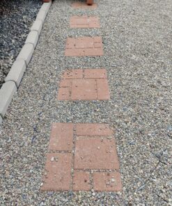 TRUEGRID | Deco Permeable Pavers | Designed as Driveway Pavers, Garden Pavers, Stepping Stone Support, for Walkways, Patios, Poolside, DIY | Outdoor Pavers | 1.8" Depth | Pack of 10 (40 Square Feet) 32 91v7J8IApyL