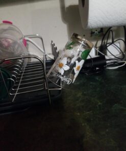 Polder KTH-615 Dish Rack & Tray 4 PC Combo– Advantage System Includes Rack, Drain Tray, Removable Drying Tray & Cutlery Holder – Stainless Steel & Plastic 4-piece 73 91v8W6y2dZL