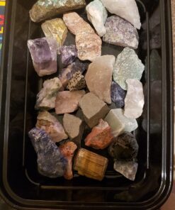 NATIONAL GEOGRAPHIC Rock Tumbler Kit – Hobby Edition Includes Rough Gemstones, and 4 Polishing Grits, Great STEM Science Kit for Geology Enthusiasts, Rock Polisher for Kids and Adults Hobby Kit 46 91vB9 9tcVL