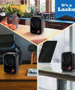 Lasko MyHeat Personal Mini Space Heater for Home with Single Speed, 6 Inches, Black, 200W, 100 29 91vC3fIaVJL