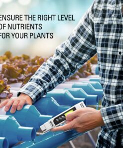 Professional TDS ppm Conductivity Meter - Quick and Easy EC TDS and Temperature Test Pen | 0-9999 ppm with ± 2% Accuracy | Perfect 3-in-1 Tester For Ro Water Aquarium Hydroponics Coffee Pool etc. White 29 91vHcVqIe3L