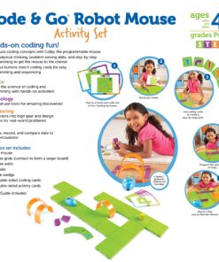 Learning Resources Code & Go Robot Mouse Activity Set, 83 Pieces, Ages 4+, Screen-Free Early Coding Toy for Kids, Interactive STEM Coding Pet 22 91vKs9DbZL