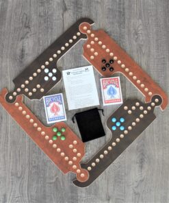Rustic & Refined Design Jokers and Marbles Game (Brown, 4-8 Player) 21 91vYpXd9zL