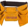 Childs Leather Tool Belt - Suede Leather Working Tool Pouch for Youth Dress Up and Costume. Waist Size 21"-30" 20 91vaY3TtiL