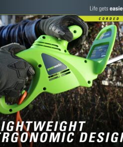 Greenworks 2.7 Amp 18" Corded Electric Hedge Trimmer 18" Corded Hedge Trimmer 20 91vhHj6BmaL