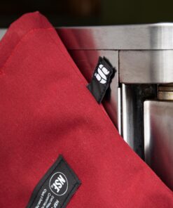 San Jamar KT0215 Cool Touch Flame Conventional High Heat Intermittent Flame Protection up to 900°F Oven Mitt, 15" Length, Red 15" 15 91vtzJyTclL