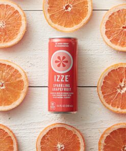 IZZE Sparkling Juice, Grapefruit, No Added Sugars, No Preservatives, Non-GMO, 8.4 Fl Oz Can (Pack of 24) 8.4 Fl Oz (Pack of 24) 26 91vxM90sTIL