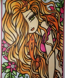 Sweet & Simple Whimsy Girls: Mermaids and More to Color 98 91vxmpebAgL