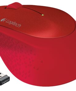 Logitech Wireless Mouse, Red 12 91w 1HREESL