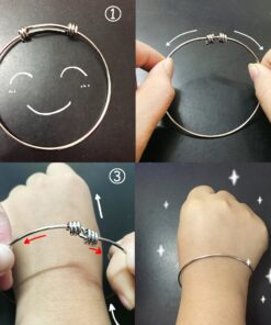 lauhonmin You are Braver Stronger Smarter than you think Inspirational Expandable Bangle Bracelet Women Base Color Alloy 20 91w8 Kj552L