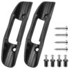Housedeco Kayak Paddle Holder Clips(Including Screws),Deck Mounted Universal Kayak Paddle Clip & Fishing Net Clip 2Pcs Black 30 91w9aXvDz3L