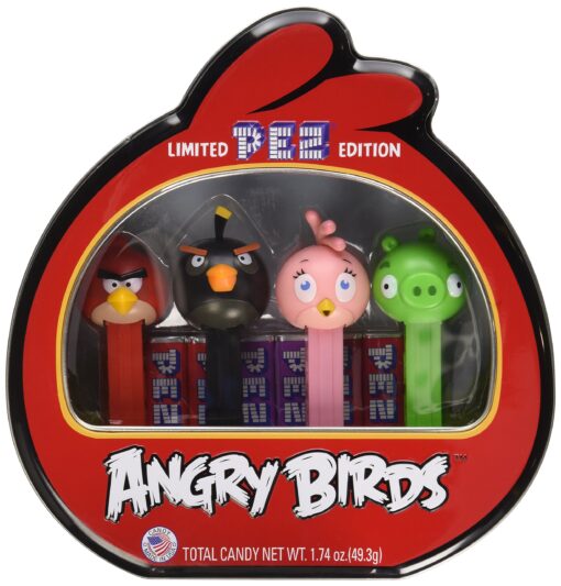 PEZ Candy Angry Birds Gift Tin, 1.74 Ounce