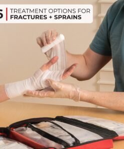 First Aid Kit – 291 Pieces of First Aid Supplies | Hospital Grade Medical Supplies for Emergency and Survival Situations | Ideal for Car, Trucks, Camping, Hiking, Travel, Office, Sports, Pets, Hunting, Home 291 Piece - Bag 37 91wIegr9wHL