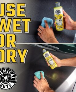 Chemical Guys WAC_201_16 Butter Wet Wax, Deep Wet Shine for Cars, Trucks, SUVs, RVs & More, 16 fl oz, Banana Scent 16 oz 35 91wL8mVs TL 1