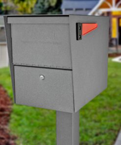 Mail Boss 7205 Package Master Curbside Locking Security Mailbox | Granite 21.5 x 12 x 16.5 inches 21 91wP7dAUywL