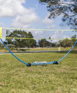 EastPoint Sports Easy Setup Badminton Set - Backyard Outdoor Game for Family Fun - Includes 2 Racket & 2 Shuttlecocks 35 91wPKTKg aS