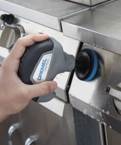 Dremel PC10-01 Versa Cleaning Tool- Grout Brush- Bathroom Shower Scrub- Kitchen and Bathtub Cleaner- Power Scrubber for Tile, Pans, Stoves, Tubs, Sinks Auto, and Grills- 36 91wQ4i7xyjL