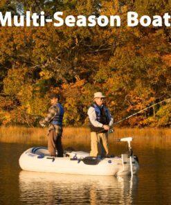 Sea Eagle SE9 Lightweight Inflatable Boat with Inflatable Floor, 5' Oar Set, Boat Bag, Foot Pump, 2 Seats Great for Boating, Motoring, Rowing, Fishing & Yacht Tending Fisherman's Dream 13 91wUVaWz6vL