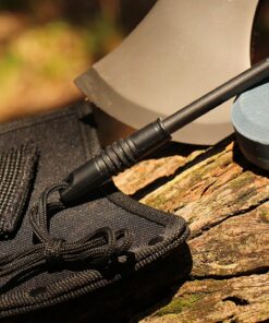 Schrade SCAXE2L 15.7in Large Survival Axe with 4.2in Stainless Steel Blade and Glass Fiber PA and TPR Rubber Handle for Outdoor Survival Camping and Everyday Tasks Standard Packaging 26 91wWoTDeOuL