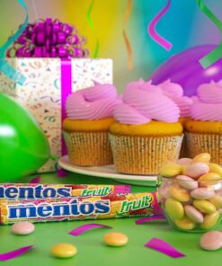 Mentos Candy, Mint Chewy Candy Roll, Fruit, Non Melting, 1.32 Oz , 6 count(Pack of 1) Orange 6 count(Pack of 1) 21 91wY8bMhmRL