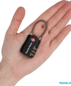 4 Pack TSA Approved Travel Combination Cable Luggage Locks for Suitcases & Backpacks - Black 4 Pack 15 91wamWXL2AL 1