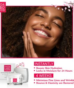 Hada Labo Tokyo Skin Plumping Gel Cream with Super Hyaluronic Acid & Collagen, 1.76 Fl Oz, Non-Comedogenic, Unscented 33 91weD28CklL