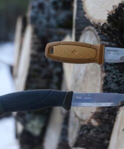 Morakniv Companion Fixed Blade Outdoor Knife with Sandvik Stainless Steel Blade, 4.1-Inch, Military Green 38 91wgf1x bqL