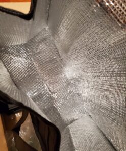 NZ home Insulated Cooler Bag and Food Warmer (XL Plus, 2 Pack) for Food Delivery & Grocery Shopping with Zippered Top, Black XL Plus 43 91wna8xaRKL 2