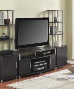 Ameriwood Home Carson TV Stand for TVs up to 50", Espresso 50" TV 37 91woPquG4WL