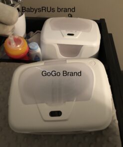 GOGO pure Baby Wipe Warmer and Dispenser, Advanced Features with 4 Bright Auto Off LED Ample Lights for Easy Nighttime Changes, Dual Heat for Baby's Comfort, Improved Design and Only at Amazon 33 91wpq8Qc2TL