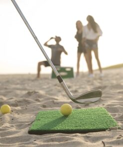 Chippo Golf Game & Cornhole Set Combo - Complete with Chippo Target Boards, Chipping Mats and Practice Golf Balls - 2-in-1 Outdoor Games & Activities for Backyard, Beach or Lawn 11 91wubuCDYtL