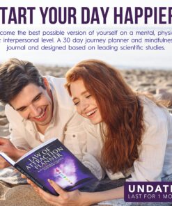 Law of Attraction Life & Goal Planner - A 30 Day Journey Creating Your Dream Life - Personal Gratitude Journal, Week Success Planner, and Stickers Purple (30-day) 32 91wzXUxIepL