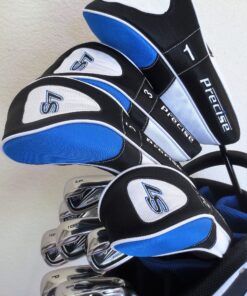 Mens Complete Golf Set Custom Made Clubs for Tall Men 6 feet to 6 feet 6 inches Tall Driver, Fairway Woods, Hybrid, Irons, Putter Taylor Fit Regular Flex Shafts 18 91x1qlKdBL