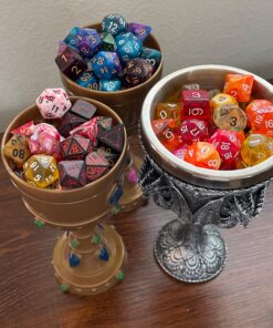 QMay DND Dice Set with 6 Pattern Dice Bag, 42 Pieces, 6 Sets Double - Colors Polyhedron Great for Dungeons and Dragons RPG MTG Table Games 6 sets-42pcs 42 91x5M3GXz7L