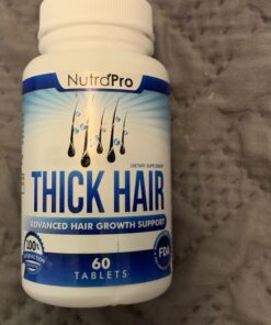 Thick Hair Growth Vitamins– Hair Growth Pills With DHT Blocker Stimulates Faster Hair Growth for Weak, Thinning Hair–Biotin Hair Supplements with Keratin & Collagen Helps Men&Women Grow Perfect Hair. 60 Count (Pack of 1) 35 91xEeMaKH8L 1