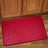Sweet Home Collection Memory Foam Anti Fatigue Kitchen Floor Mat Rug, Diamond Red, 30" x 18" 73 91xF9kWk0JL