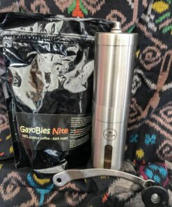 EZE Homegoods Hand Coffee Mill Grinder with Conical Ceramic Burr | Consistent Grind Every Time, Professional Grade, Stainless Steel, Lightweight and Portable, Heavy Duty Extra Long Hand Crank 2 Round 36 91xNiztNpTL