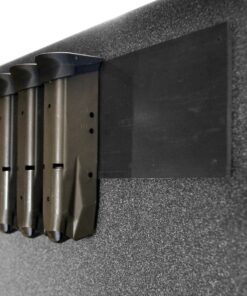 Alternative view of Gun Storage Solutions Magazine Holder - Safe Mag Storage Solution, Desk and Gun Locker Organizer Accessories Mount, Strong Magnet Bar, Gun Rack 1 Magazine Holder