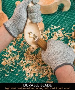 BeaverCraft Wood Carving Hook Knife SK1 for Carving Spoons Kuksa Bowls and Cups Spoon Carving Tools Basic Crooked Knife for Professional Spoon Carvers and Beginners Right-Handed Hook Knife 34 91xY2DlYXL