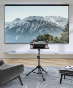Amada Projector Tripod Stand, Foldable Laptop Tripod, Multifunctional DJ Racks/Projector Stand with Adjustable Height, Perfect for Office, Home, Stage or Studio-AMPS01 22"-36" 26 91xc1eB4L