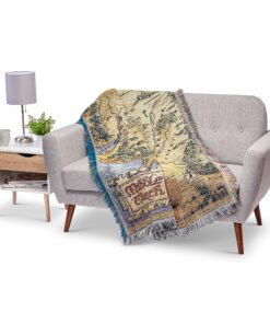 Northwest Lord of The Rings - The Hobbit Woven Tapestry Throw Blanket, 48" x 60", Middle Earth 21 91xiwT5YpfL