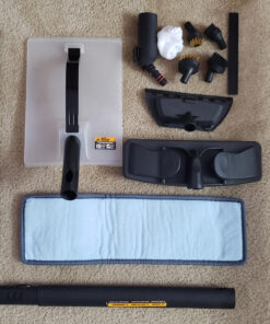 Wagner Spraytech 0282014 915e On-Demand Steam Cleaner & Wallpaper Removal, Multipurpose Power Steamer, 18 Attachments Included (Some Pieces Included in Storage Compartment) For Floor 915 Steam 77 91xnsnXox0L