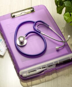 Officemate Slim Clipboard Storage Box, Purple (83305) (1 Clipboard) Translucent Purple 19 91xsZJQslqL