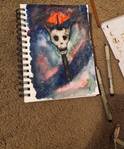 Canson Artist Series Watercolor Paper, Wirebound Pad, 5.5x8.5 inches, 20 Sheets (140lb/300g) - Artist Paper for Adults and Students - Watercolors, Mixed Media, Markers and Art Journaling 5.5" x 8.5" Side Wire 39 91xvOxMgM5L