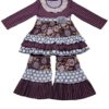 Yawoo Haan Kids Winter Long Sleeve Pants Outfit Clothes 7/8 Purple