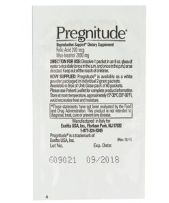 Pregnitude Reproductive Dietary Supplement - 60 Fertility Support Packets - Can Promote Regular Ovulation, Menstrual Cycles, and Increase Quality of Eggs 25 91y jzksSsL
