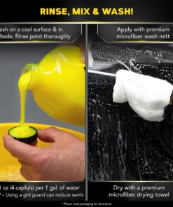 Meguiar's Ultimate Wash and Wax, Car Wash and Car Wax Cleans and Shines in One Step - 48 Oz Container 3.00 Pound (Pack of 1) Ultimate Wash & Wax 24 91y kvvzkOL