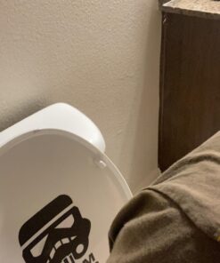 Remarkable Walls Star Wars Inspired Parody Storm Pooper Vinyl Decal 8 inches high by 6 inches wide Black 21 91y3PQAUe4L