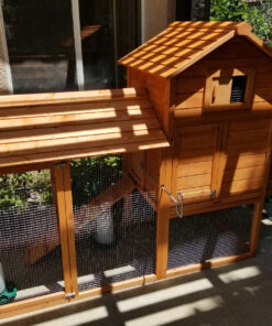 Best Choice Products 80in Outdoor Wooden Chicken Coop Multi-Level Hen House, Poultry Cage w/Ramps, Run, Nesting Box, Wire Fence, 3 Access Areas 42 91yADM54lmL